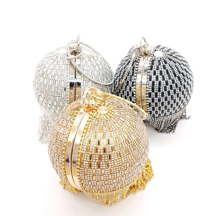 Diamonds rhinestone crystal handbag/clutch